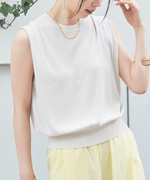 Rouge vif | ショルダータックハイゲージニットプルオーバー(ニット/セーター)