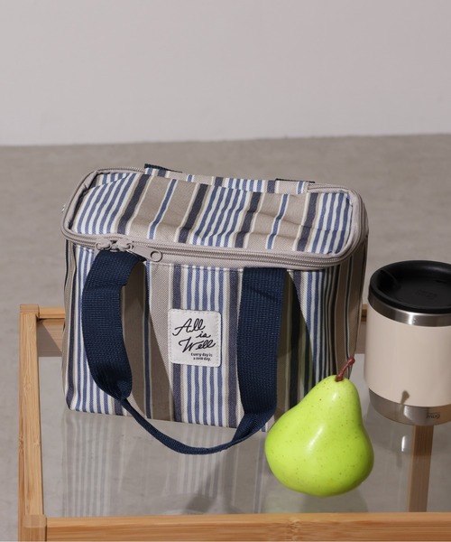 emesuelee(エメスーリー)の「保冷保温ランチBAG(エコバッグ/サブバッグ・レディース・ブルー/ライトベージュ/ピンク/アイボリー/ブラック/ネイビー/イエロー/ベージュ/グリーン/グリーン系1/チャコールグレー/ベージュ系1・フリー)」の6枚目の写真