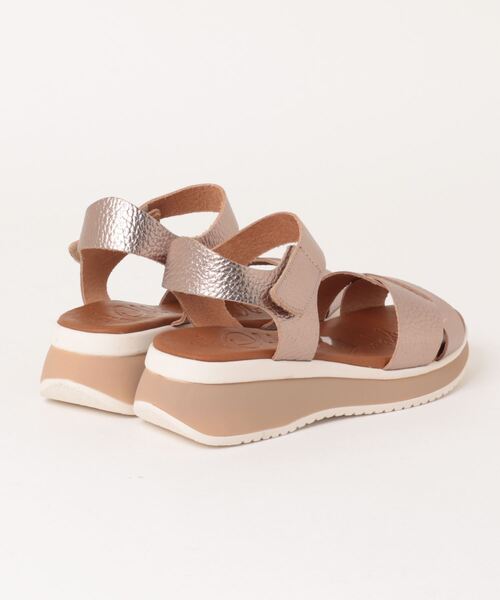 ground green store（グラウンドグリーンストア）の「OH MY SANDALS / 5413 / 本革厚底サンダル（スペイン製）（サンダル・レディース・ブラック/ゴールド/シャンパン・38/37/39/36）」の4枚目の写真