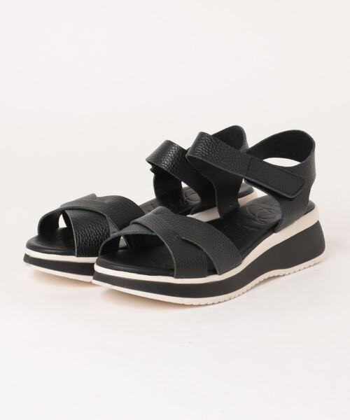 ground green store（グラウンドグリーンストア）の「OH MY SANDALS / 5413 / 本革厚底サンダル（スペイン製）（サンダル・レディース・ブラック/ゴールド/シャンパン・38/37/39/36）」の6枚目の写真