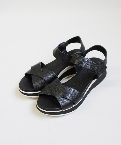 ground green store（グラウンドグリーンストア）の「OH MY SANDALS / 5413 / 本革厚底サンダル（スペイン製）（サンダル・レディース・ブラック/ゴールド/シャンパン・38/37/39/36）」の7枚目の写真