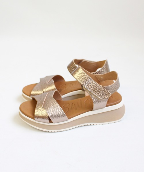 ground green store（グラウンドグリーンストア）の「OH MY SANDALS / 5413 / 本革厚底サンダル（スペイン製）（サンダル・レディース・ブラック/ゴールド/シャンパン・38/37/39/36）」の17枚目の写真