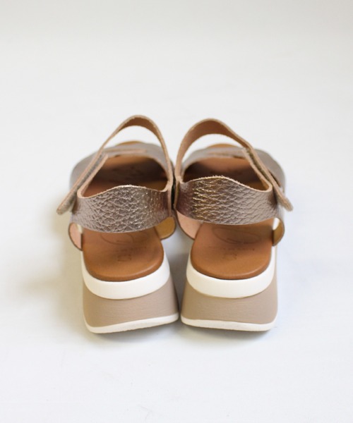 ground green store（グラウンドグリーンストア）の「OH MY SANDALS / 5413 / 本革厚底サンダル（スペイン製）（サンダル・レディース・ブラック/ゴールド/シャンパン・38/37/39/36）」の18枚目の写真