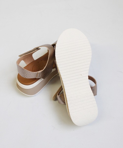 ground green store（グラウンドグリーンストア）の「OH MY SANDALS / 5413 / 本革厚底サンダル（スペイン製）（サンダル・レディース・ブラック/ゴールド/シャンパン・38/37/39/36）」の19枚目の写真