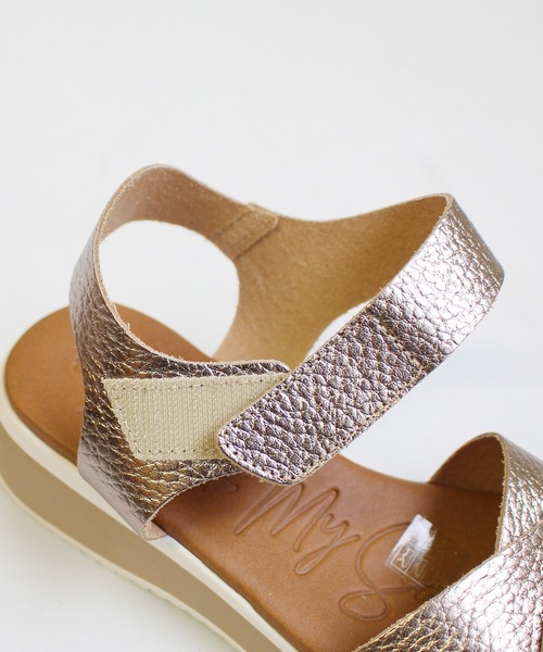 ground green store（グラウンドグリーンストア）の「OH MY SANDALS / 5413 / 本革厚底サンダル（スペイン製）（サンダル・レディース・ブラック/ゴールド/シャンパン・38/37/39/36）」の20枚目の写真