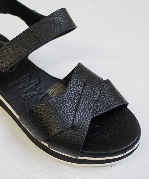 ground green store（グラウンドグリーンストア）の「OH MY SANDALS / 5413 / 本革厚底サンダル（スペイン製）（サンダル・レディース・ブラック/ゴールド/シャンパン・38/37/39/36）」の12枚目の写真