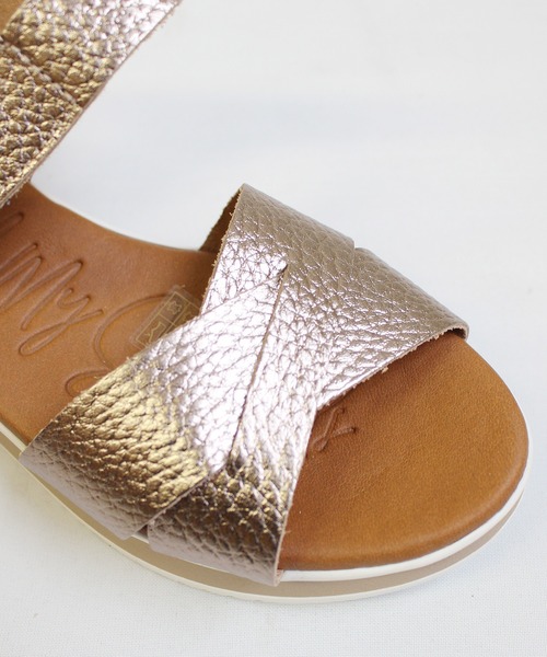 ground green store（グラウンドグリーンストア）の「OH MY SANDALS / 5413 / 本革厚底サンダル（スペイン製）（サンダル・レディース・ブラック/ゴールド/シャンパン・38/37/39/36）」の21枚目の写真