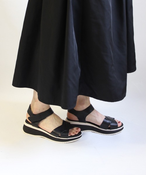 ground green store（グラウンドグリーンストア）の「OH MY SANDALS / 5413 / 本革厚底サンダル（スペイン製）（サンダル・レディース・ブラック/ゴールド/シャンパン・38/37/39/36）」の13枚目の写真