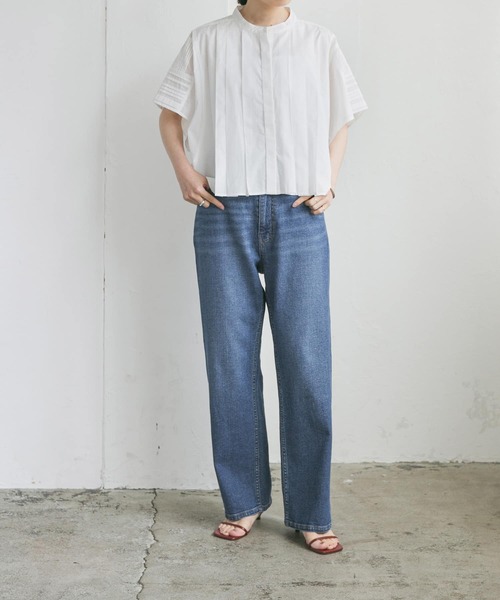 URBAN RESEARCH(アーバンリサーチ)の「綿麻デニムストレートパンツ(デニムパンツ・レディース・ライトブルー/インディゴブルー・38/36/34)」の17枚目の写真