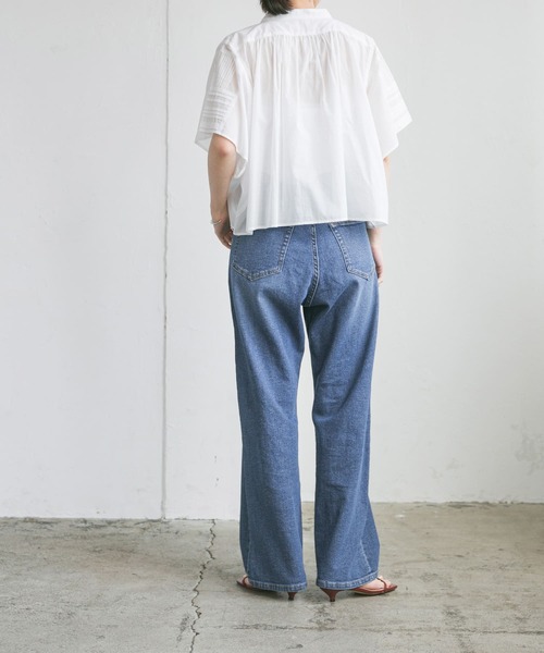 URBAN RESEARCH(アーバンリサーチ)の「綿麻デニムストレートパンツ(デニムパンツ・レディース・ライトブルー/インディゴブルー・38/36/34)」の18枚目の写真
