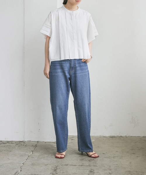 URBAN RESEARCH(アーバンリサーチ)の「綿麻デニムストレートパンツ(デニムパンツ・レディース・ライトブルー/インディゴブルー・38/36/34)」の20枚目の写真