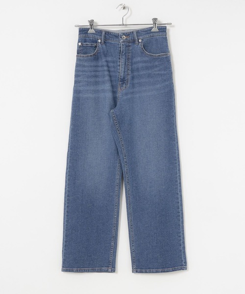 URBAN RESEARCH(アーバンリサーチ)の「綿麻デニムストレートパンツ(デニムパンツ・レディース・ライトブルー/インディゴブルー・38/36/34)」の3枚目の写真