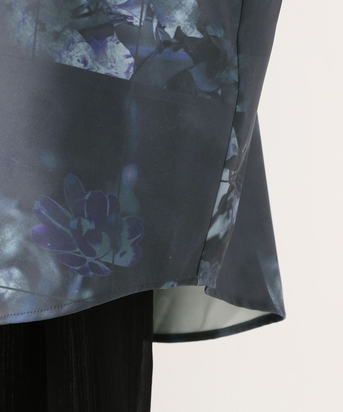 HARE（ハレ）の「モチーフコラージュプリントシャツ(HARE)（シャツ/ブラウス・メンズ・ホワイト/ブルー/ブラック・SMALL/MEDIUM）」の15枚目の写真