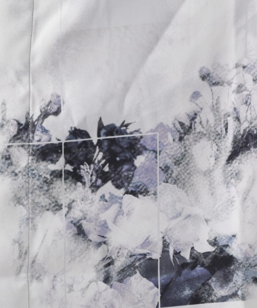 HARE（ハレ）の「モチーフコラージュプリントシャツ(HARE)（シャツ/ブラウス・メンズ・ホワイト/ブルー/ブラック・SMALL/MEDIUM）」の17枚目の写真