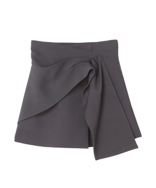 EIMY ISTOIRE（エイミーイストワール）の「ドレープスカショーパン（スカート・レディース・アイボリー/ブラック/グレー/ベージュ・S/M）」の21枚目の写真