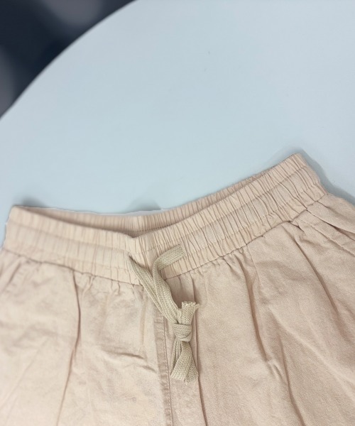 Miniministore（ミニミニストア）の「リネンワイドパンツ レデイース（カーゴパンツ・レディース・ベージュ/ネイビー/ブラック/カーキ・FREE）」の16枚目の写真
