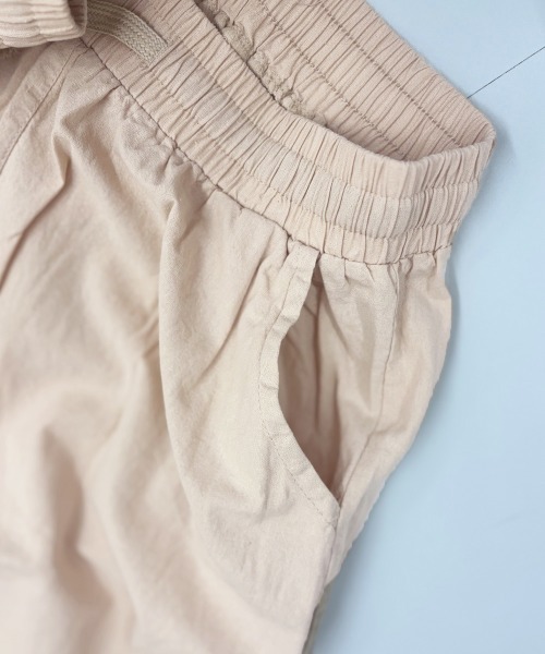 Miniministore（ミニミニストア）の「リネンワイドパンツ レデイース（カーゴパンツ・レディース・ベージュ/ネイビー/ブラック/カーキ・FREE）」の17枚目の写真