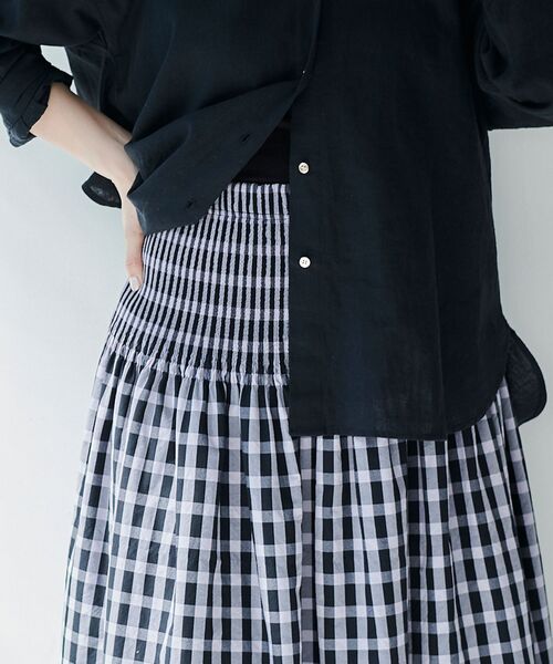 le.coeur blanc(ルクールブラン)の「リバーシブルプリーツチェックスカート(スカート・レディース・ホワイト系その他/パープル系その他・38)」の21枚目の写真
