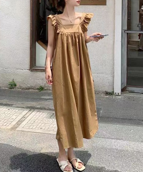 gossip!ロサンゼルス(ゴシップロサンゼルス)の「YUGA バックリボンワンピース(ワンピース・レディース・ブラウン/オフホワイト/ブラック・FREE)」の11枚目の写真