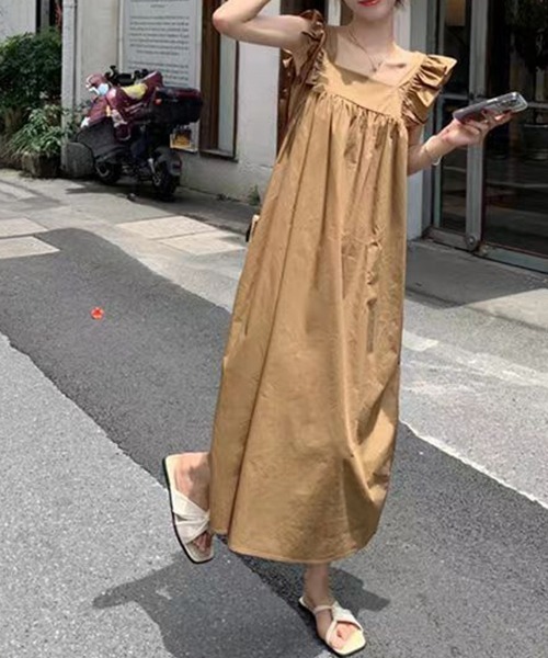 gossip!ロサンゼルス(ゴシップロサンゼルス)の「YUGA バックリボンワンピース(ワンピース・レディース・ブラウン/オフホワイト/ブラック・FREE)」の16枚目の写真