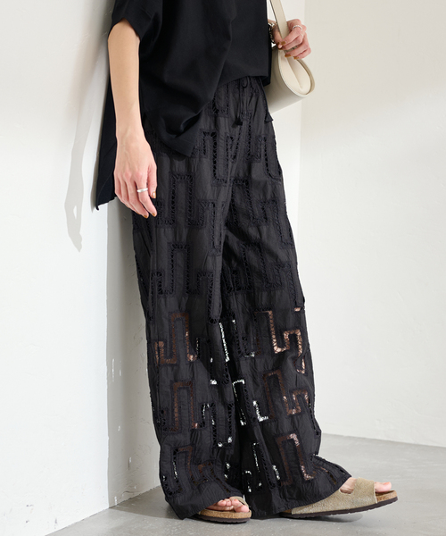 セール】カットワークレースパンツ（その他パンツ）｜FRAMeWORK