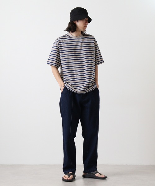 BIG MIKE(ビッグマイク)の「BIGMIKE TEEシャツ 半袖(Tシャツ/カットソー・メンズ・ベージュ系その他/グリーン系その他・M/L/XL)」の6枚目の写真