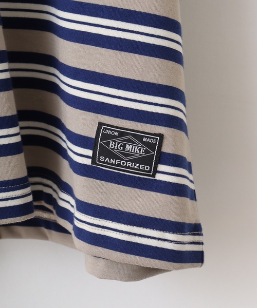 BIG MIKE(ビッグマイク)の「BIGMIKE TEEシャツ 半袖(Tシャツ/カットソー・メンズ・ベージュ系その他/グリーン系その他・M/L/XL)」の21枚目の写真