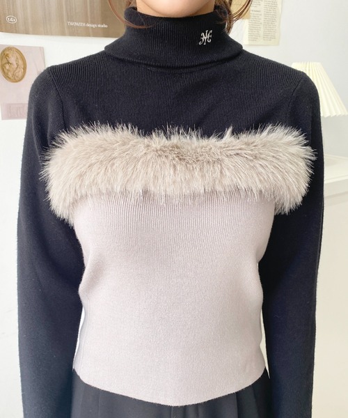 D.i.a ホワイトファー ベアトップ d.i.a（ベアトップ/チューブトップ）のフリマアイテム一覧