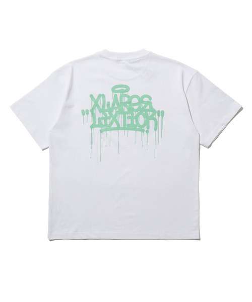 LIXTICK（リックスティック）の「XLARGE×LIXTICK GRAFFITI S/S TEE（Tシャツ/カットソー・メンズ・アッシュ/ブラック/ホワイト・S/M/L/XL）」の5枚目の写真