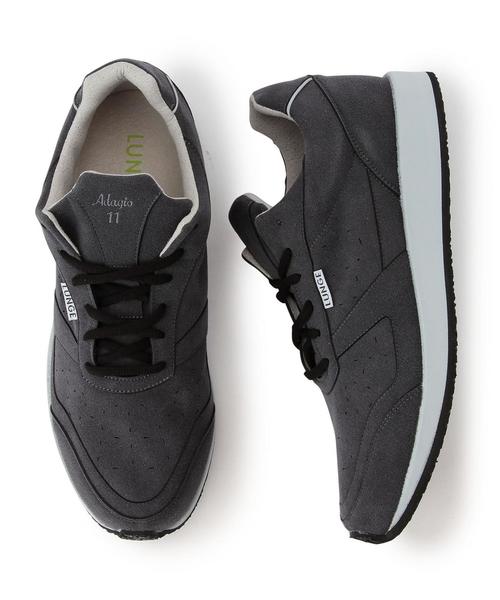 EN ROUTE(アンルート)の「LUNGE(ルンゲ) Adagio 15FW(スニーカー・メンズ・ダークグレー/ネイビー・10/10h/11/8/9/9h/8h)」の2枚目の写真