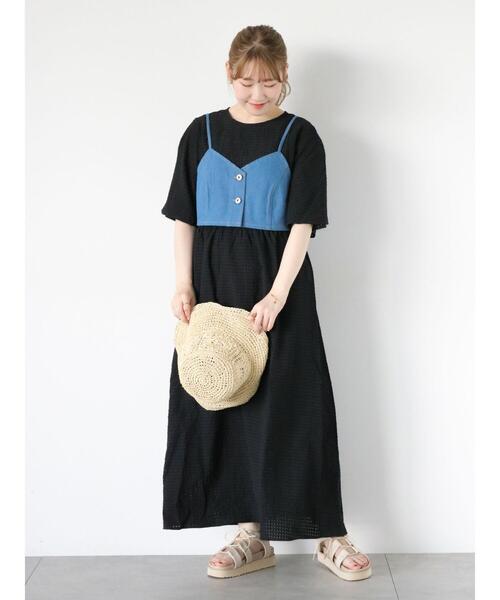 ehka sopo（エヘカソポ）の「レースアップ厚底サンダル（サンダル・レディース・キナリ/ブラウン/ブラック・M/L）」の20枚目の写真