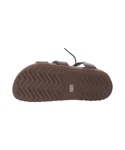 ehka sopo（エヘカソポ）の「レースアップ厚底サンダル（サンダル・レディース・キナリ/ブラウン/ブラック・M/L）」の9枚目の写真