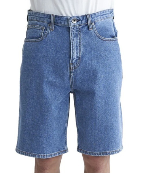 Quiksilver（クイックシルバー）の「SATURN BAGGY DENIM S/クイックシルバーデニムショーツ（デニムパンツ・メンズ・ネイビー・32inch/28inch/30inch/34inch）」の2枚目の写真