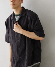 JOURNAL STANDARD relume | European Flax / ヨーロピアンフラックス リネンオープンカラー半袖シャツ(シャツ/ブラウス)