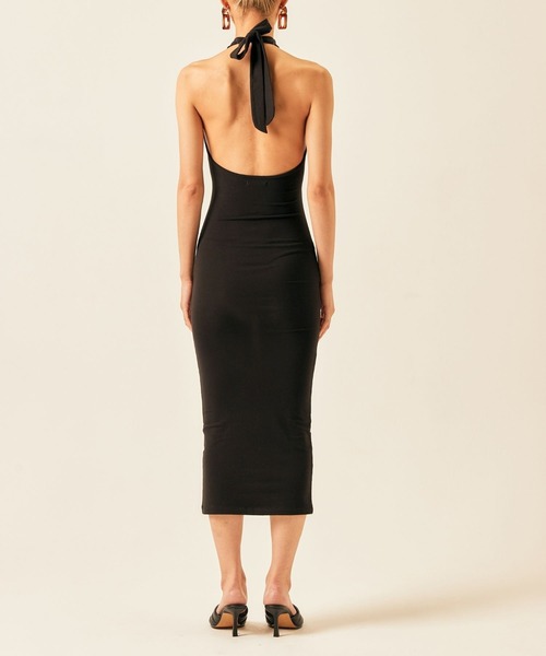 ADDYSONS(アディソンズ)の「BACK OPEN RIBBON DRESS(ワンピース・レディース・ブルー/ブラック/ピンク・FREE)」の8枚目の写真