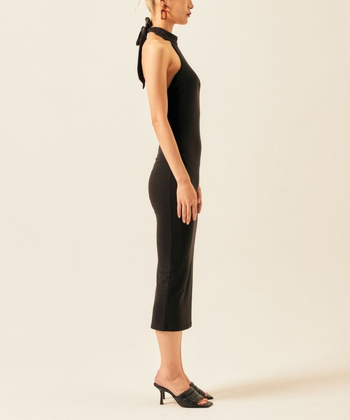 ADDYSONS(アディソンズ)の「BACK OPEN RIBBON DRESS(ワンピース・レディース・ブルー/ブラック/ピンク・FREE)」の7枚目の写真