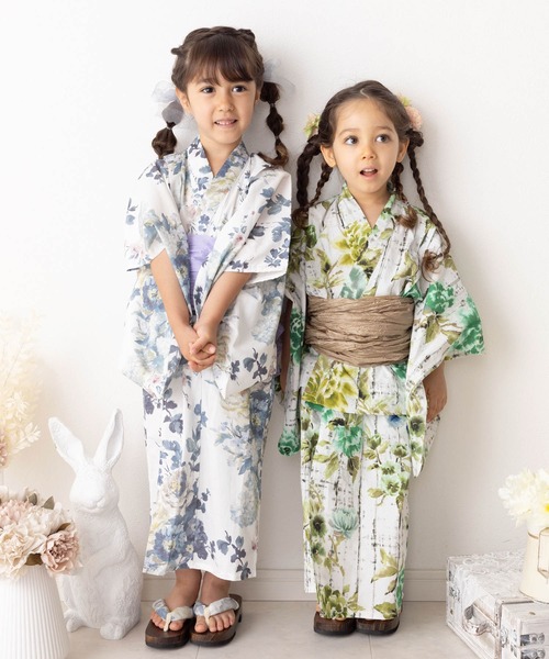 SweetMommy（スウィートマミー）の「浴衣とお揃い！ キッズ桐下駄
