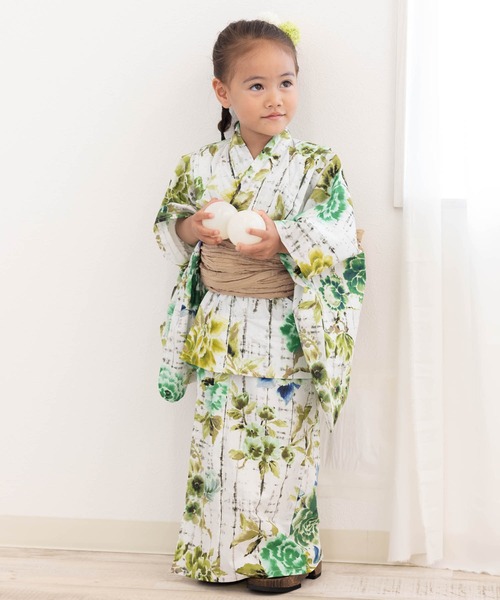 SweetMommy（スウィートマミー）の「浴衣とお揃い！ キッズ桐下駄