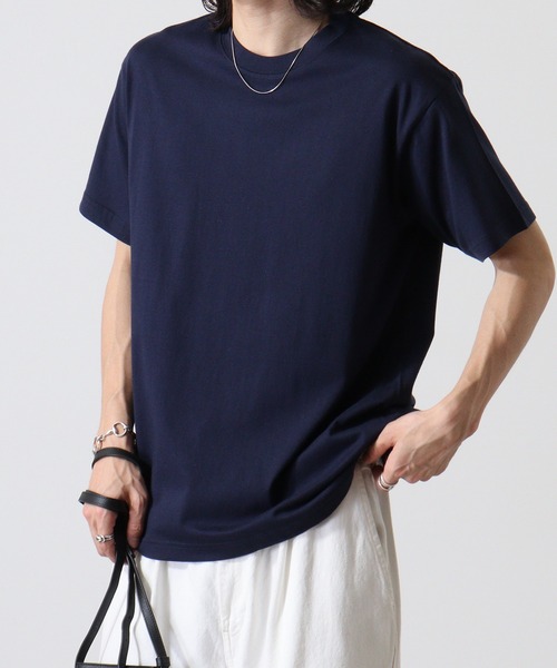 FUNALIVE(ファンアライブ)の「ORGABITS サステナブル オーガニックコットン 半袖Tシャツ(Tシャツ/カットソー・メンズ・ホワイト/ブラック/ピンク/ライトパープル/ネイビー/ブルー/ナチュラル/グリーン/スミクロ/グレー・L/M/XL/S/XXL)」の7枚目の写真