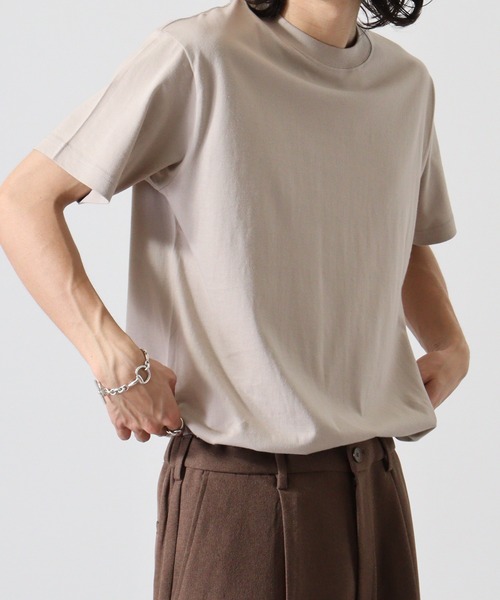 FUNALIVE(ファンアライブ)の「ORGABITS サステナブル オーガニックコットン 半袖Tシャツ(Tシャツ/カットソー・メンズ・ホワイト/ブラック/ピンク/ライトパープル/ネイビー/ブルー/ナチュラル/グリーン/スミクロ/グレー・L/M/XL/S/XXL)」の4枚目の写真
