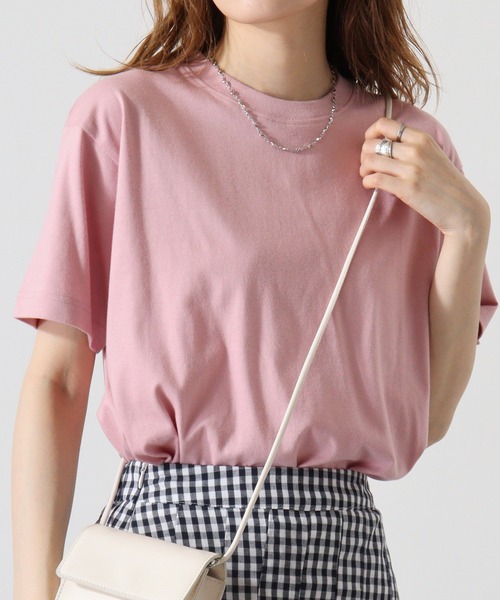 FUNALIVE(ファンアライブ)の「ORGABITS サステナブル オーガニックコットン 半袖Tシャツ(Tシャツ/カットソー・メンズ・ホワイト/ブラック/ピンク/ライトパープル/ネイビー/ブルー/ナチュラル/グリーン/スミクロ/グレー・L/M/XL/S/XXL)」の10枚目の写真