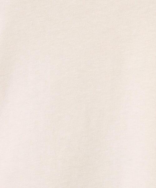 SHOO・LA・RUE（シューラルー）の「◆【洗える】やっぱりこれが使える！ プレーンTシャツ（Tシャツ/カットソー・レディース・ホワイト/ブラック/ライトベージュ・02/03/04）」の18枚目の写真