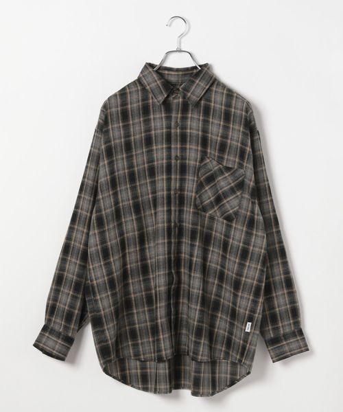 PBLIM（ページボーイリム）の「PBLIM/ネルチェックシャツ（シャツ/ブラウス・レディース・ブルー/ブラウン・FREE）」の21枚目の写真