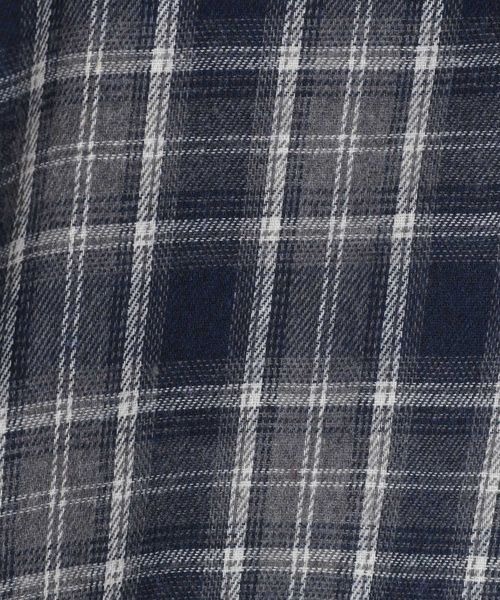 PBLIM（ページボーイリム）の「PBLIM/ネルチェックシャツ（シャツ/ブラウス・レディース・ブルー/ブラウン・FREE）」の17枚目の写真