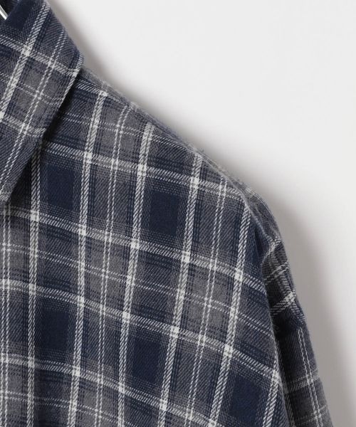 PBLIM（ページボーイリム）の「PBLIM/ネルチェックシャツ（シャツ/ブラウス・レディース・ブルー/ブラウン・FREE）」の16枚目の写真