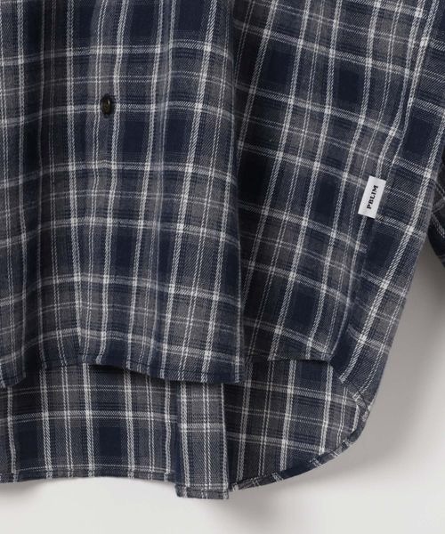 PBLIM（ページボーイリム）の「PBLIM/ネルチェックシャツ（シャツ/ブラウス・レディース・ブルー/ブラウン・FREE）」の14枚目の写真
