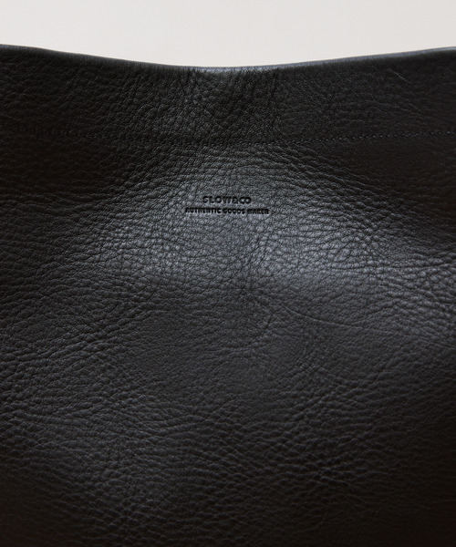 SLOW(スロウ)の「SLOW スロウ / cb-one shoulder ステアレザーワンショルダーバッグ トートバッグ / 858S45P(トートバッグ・メンズ・ブラック/チョコ/キャメル・FREE)」の11枚目の写真