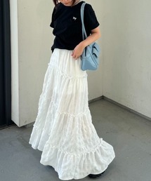 《Delfy》リボンTシャツ