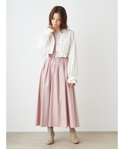 SNIDEL（スナイデル）の「ミリタリージャケット（ミリタリージャケット・レディース・ホワイト/カーキ/チャコールグレー・FREE）」の13枚目の写真