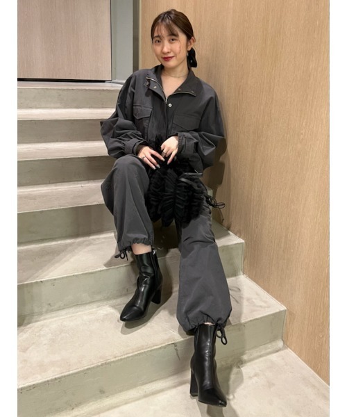 SNIDEL（スナイデル）の「ミリタリージャケット（ミリタリージャケット・レディース・ホワイト/カーキ/チャコールグレー・FREE）」の19枚目の写真